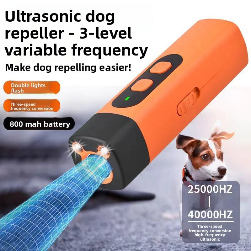 Humane Ultrasonic Dog Training Deterrent Rechargeable Anti Barking Device For Small Medium Large Dogs Stop Nuisance Barking