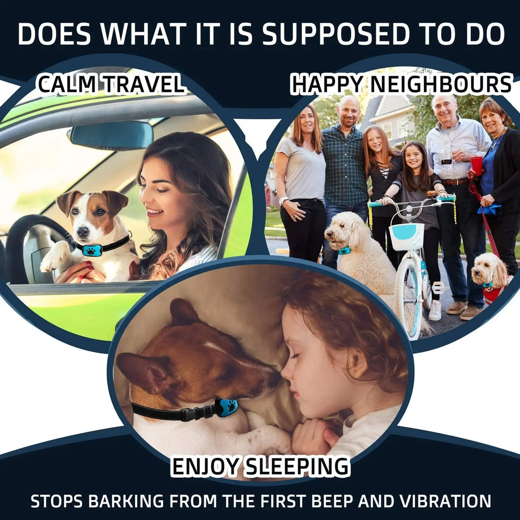 Pet Dog Anti Barking Device USB Electric Ultrasonic Dogs Training Collar Dog Stop Barking Vibration Anti Bark Collar Dropship
